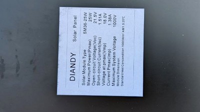 Сонячна зарядна станція напівгнучка чорна 25W Quick Charge 4*USB (18641)