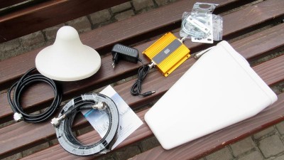 Підсилювач мобільного зв'язку GSM репітер 900Mhz-1800MHz 2G 3G 4G (18643)