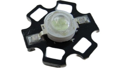 Світлодіод на радіаторі 5W 520-530nm зелений (18651)