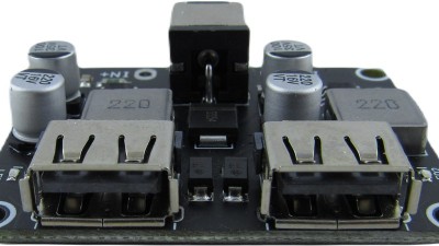 Модуль пониження напруги QC2.0 QC3.0 швидка зарядка 2*USB FCP (18693)