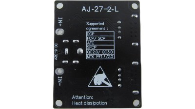 Модуль пониження напруги QC2.0 QC3.0 швидка зарядка 2*USB FCP (18693)