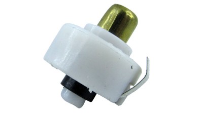 Кнопка для ліхтаря біла з фіксатором 20мм (18706)