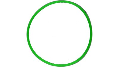 Сальник кільце ущільнювача d52мм*t1.5мм зелений колір (18722)