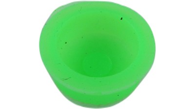 Водонепроникний захист кнопки 15.2мм силікон зелений колір (18726)