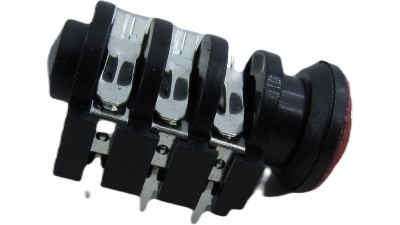 Роз'єм для мікрофона аудіо роз'єм 6.35мм 334R (18735)