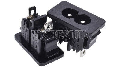 Роз'єм живлення змінного струму AC-027 подовжений (18737)