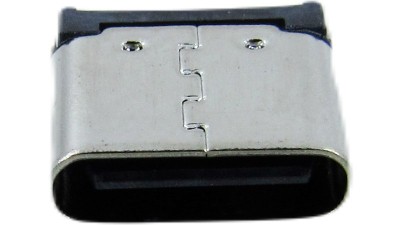 Роз'єм із заглушкою Type C 6pin 6.8мм для швидкого заряджання (18741)