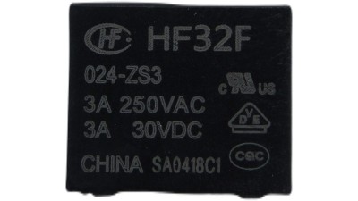 Реле HF32F-024-ZS3 250VAC 3A (18764)