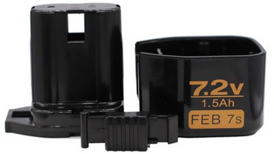 Корпус батареї акумулятора електроінструменту 7.2v cad (18783)