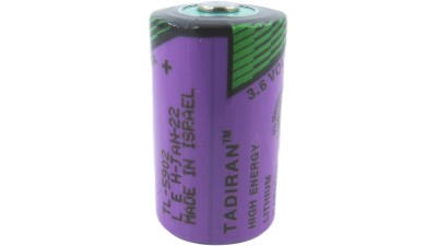 Батарейка літієва TADIRAN ER14250 PLC 1/2AA TL-4902 3.6V 1200mAh (18830)
