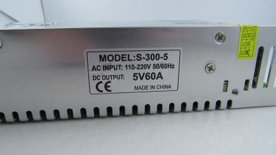 Блок живлення у металевому корпусі 5V 60A S-300-5 (18851)