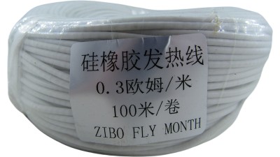 Силіконовий каучуковий нагрівальний провід 12/24/220 0.3R/m (18858)