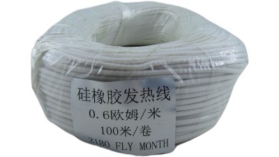 Силіконовий каучуковий нагрівальний провід 12/24/220 0.6R/m (18859)