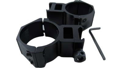 Кронштейн тримач для фонарика приціла алюміній 40мм пара (18905)