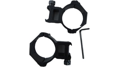 Кронштейн тримач для фонарика приціла алюміній 40мм пара (18905)