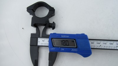 Алюмінієвий зажим для ліхтаря та приціла 25мм пара (18911)