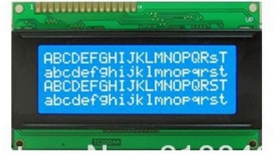 Дисплей LCD 2004 20*4 I2C Arduino зелена підсвітка чорні символи (18926)