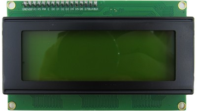 Дисплей LCD 2004 20*4 I2C Arduino зелена підсвітка чорні символи (18926)
