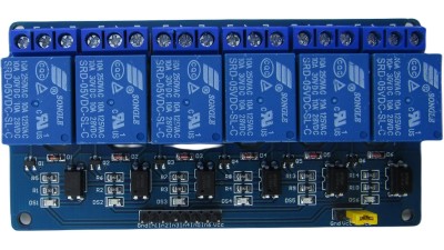 Релейний модуль 6-канальний Songle SRD-05VDC-SL-C 10A (18939)