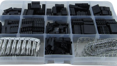 Комлект з`єднувальних дюпонів з клемами Dupont 2.54mm 620штук (18949)