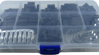 Комлект з`єднувальних дюпонів з клемами Dupont 2.54mm 620штук (18949)