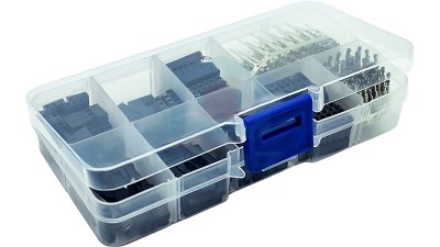 Комлект з`єднувальних дюпонів з клемами Dupont 2.54mm 620штук (18949)