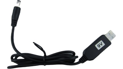 Кабель живлення роутера з перетворювачем DC5-DC9V USB-5.5 1А 90см (18962)