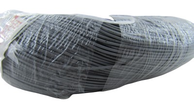 Монтажний кабель силіконовий 24 awg 3239 1.6мм 3kv сірий 1м (18963)