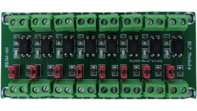 Модуль оптопара PC817 8-канальний з ізоляцією (18982)