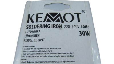 Паяльник Kemot ZD-22 LUT0018-1 220V 30W (18993)