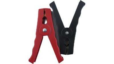 Потужні клеми крокодили з пластиковою ізоляцією 500A (19001)