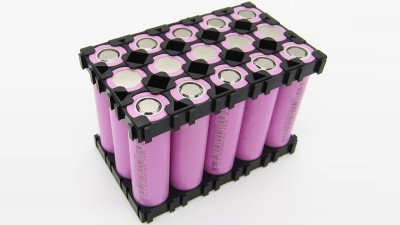 Холдер для збірки літієвий батарей в секції 3*5 18650 2шт (19024)