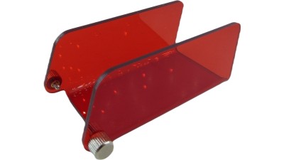 Захисне скло лазерної головки 190-540нм 40мм червоний (19028)