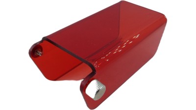 Захисне скло лазерної головки 190-540нм 40мм червоний (19028)