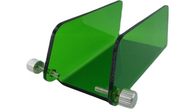 Захисне скло лазерної головки 190-540нм 40мм зелений (19031)