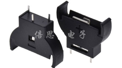 Вертикальний тримач батарейки таблетки 2032 3pin (19036)