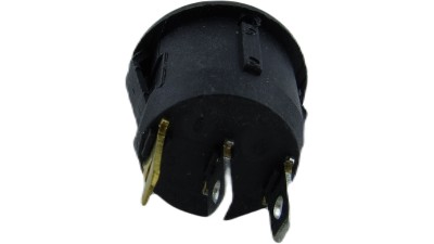 Перемикач круглий KCD1-105 20мм з підсвіткою 3pin дві позиції (19038)