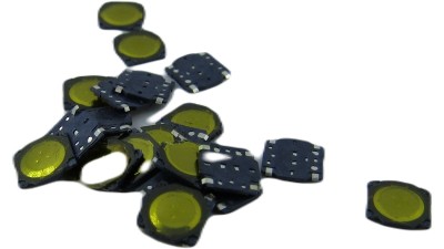 Мембранна тактова кнопка 4 контакти 3.7*3.7*0.35мм 10шт (19057)