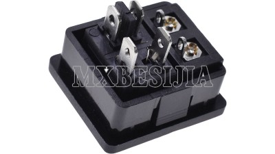 Роз`єм живлення AC-180 з переключателем (19081)