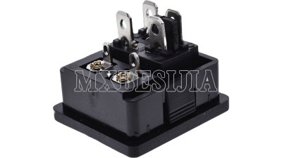 Роз`єм живлення AC-180 з переключателем (19081)