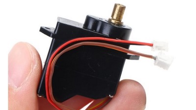 Сервопривід DC 3-6V М10 з металевим редуктором 360 градусів (19085)