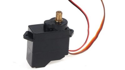 Сервопривід DC 3-6V М10 з металевим редуктором 360 градусів (19085)