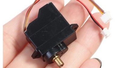 Сервопривід DC 3-6V М10 з металевим редуктором 360 градусів (19085)