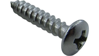 Саморіз з круглою голівкою 201 нержавіюча сталь M4 20мм 25шт (19098)