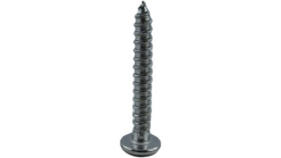 Саморіз з круглою голівкою 201 нержавіюча сталь M4 25мм 25шт (19099)