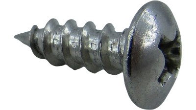 Саморіз з круглою голівкою 201 нержавіюча сталь M4 12мм 25шт (19106)