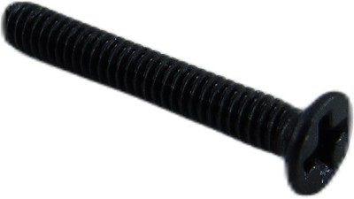 Чорний оцинкований гвинт з потайною голівкою M2 14мм 25шт (19119)