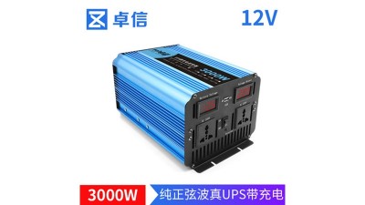 Домашній UPS ДБЖ інвертор чиста синусоїда 220V 3000W 12V (19167)