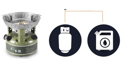 Потужна бензинова дизельна плита для кемпінгу (19186)