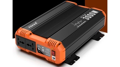 Домашній інвертор високої потужності чистий синус FCHAO 12V на 220V 3000W (19197)